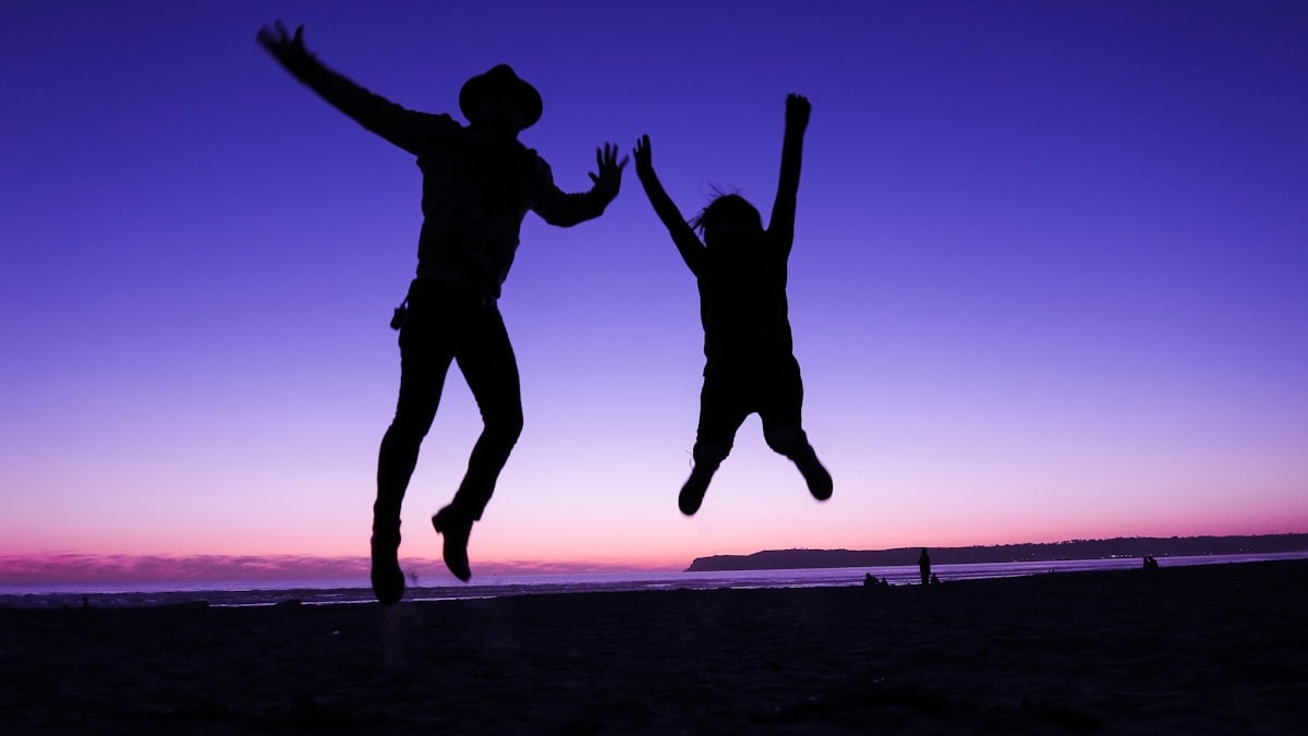 I love a jumping photo more than most any photo. It takes a lot of practice, especially when you are messing with timers and time constraints, such as a sunset. Thankfully, this jump was captured before the sun disappeared in San Diego. This was a surprise getaway, which if you are reading this is a sign that you should book a romantic getaway and show someone you love a new adventure to remember.